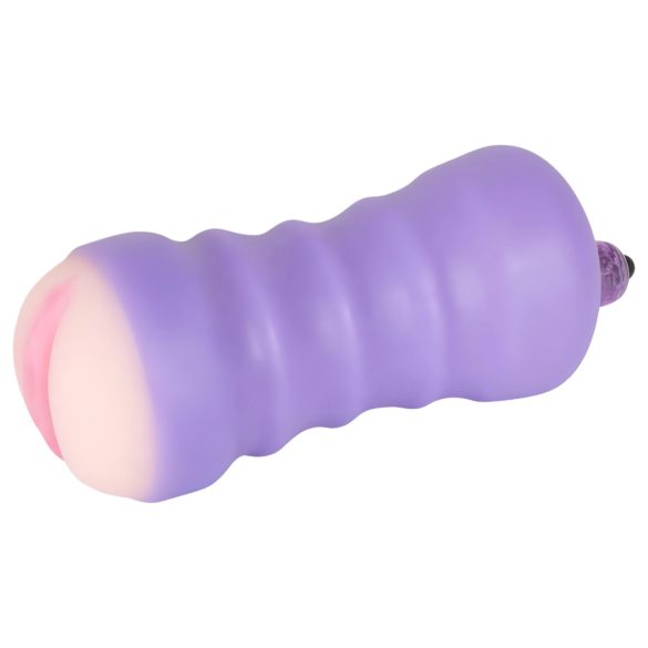You2Toys - masturbator med vibration - vaginaformad - natur/lila