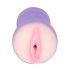 You2Toys - masturbator med vibration - vaginaformad - natur/lila