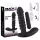 Black Velvets - vibrator med räfflor - medium - svart
