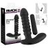 Black Velvet veckad vibrator - medium (svart)