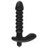 Black Velvet veckad vibrator - medium (svart)