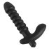 Black Velvet veckad vibrator - medium (svart)