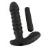 Black Velvet veckad vibrator - medium (svart)