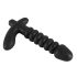 Black Velvet veckad vibrator - medium (svart)