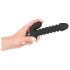 Black Velvet veckad vibrator - medium (svart)