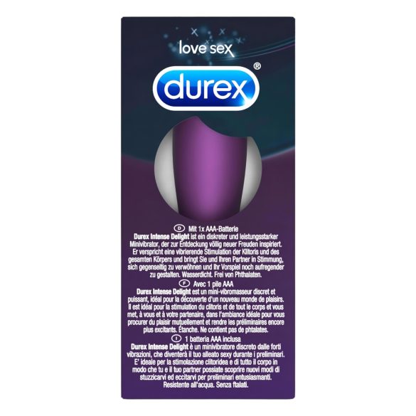 Durex Intense Delight Bullet - minivibrator - lila