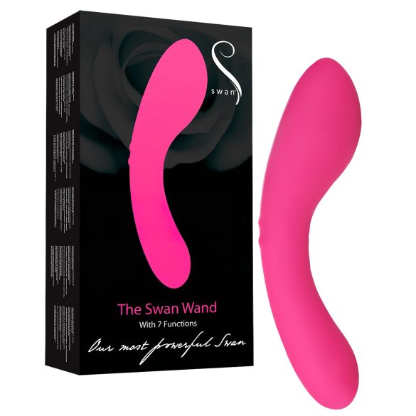 Svanstaven - uppladdningsbar massagestav (rosa)