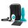 b-Vibe - roterande pärlvibrator för anal (turkos)