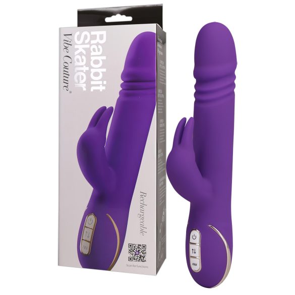 Vibe Couture Rabbit Skater - Kaninskater, vibrator (lila)