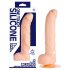 One Touch 8 - Herrelös silikonvibrator (natur)