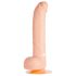 One Touch 8 - Herrelös silikonvibrator (natur)
