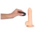 Wireless 7 - trådlös silikonvibrator (natur)