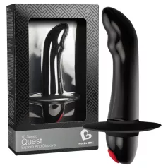   Quest - prostatavibrator för nybörjare - 10 vibrationslägen - svart