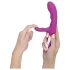 Javida - klitorisstimulator vibrator - värmande funktion - rosa
