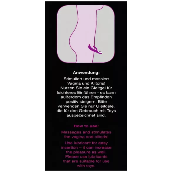 Javida - värmande klitorisstimulator-vibrator (lila)