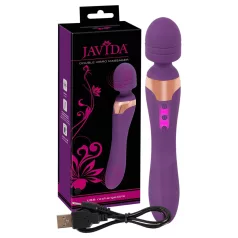Javida Double - massagervibrator med två motorer - lila