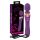 Javida Double - massager vibrator (lila)