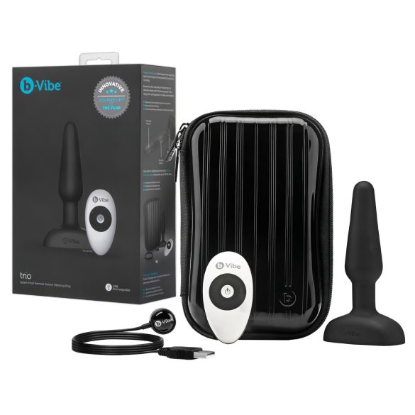 b-Vibe trio - 3-motors analvibrator (svart)