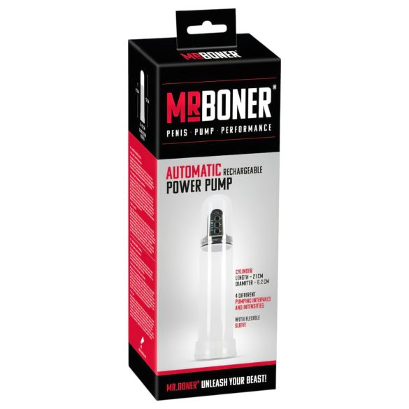 Mister Boner Automatisk - laddningsbar penispump