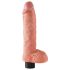 King Cock 10 sugproppsvibrator (25 cm) - naturfärg