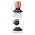 King Cock 10 sugproppsvibrator (25 cm) - naturfärg