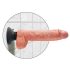 King Cock 10 sugproppsvibrator (25 cm) - naturfärg