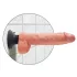 King Cock - dildo med sugkopp - 25 cm - hudfärgad