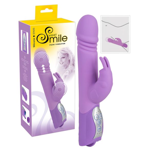 SMILE Push - klitorisstimulerande vibrator med push-funktion (lila)