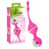 SMILE Love Ball - vibrerande geishakulor (rosa)