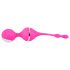 SMILE Love Ball - vibrerande geishakulor (rosa)