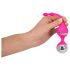 SMILE Love Ball - vibrerande geishakulor (rosa)