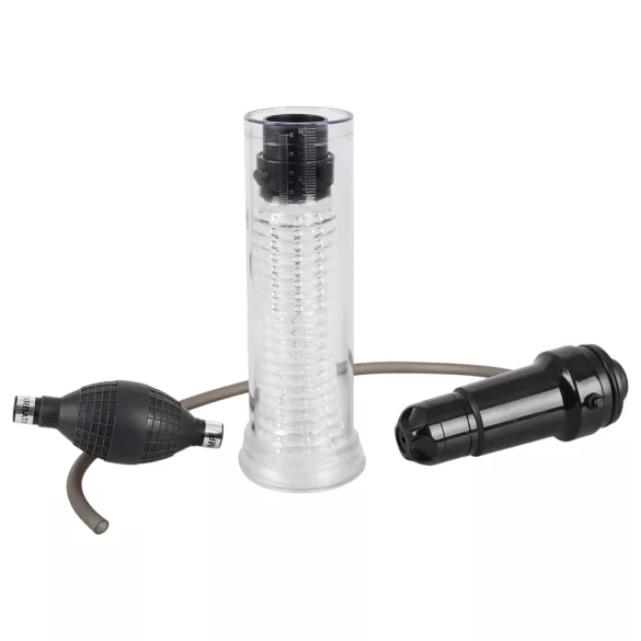 You2Toys - penispump och masturbator 2-i-1 - genomskinlig