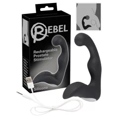 Rebel - prostatavibrator uppladdningsbar - svart