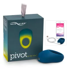   We-Vibe Pivot - vibratorisk penisring - uppladdningsbar silikon - midnattsblå