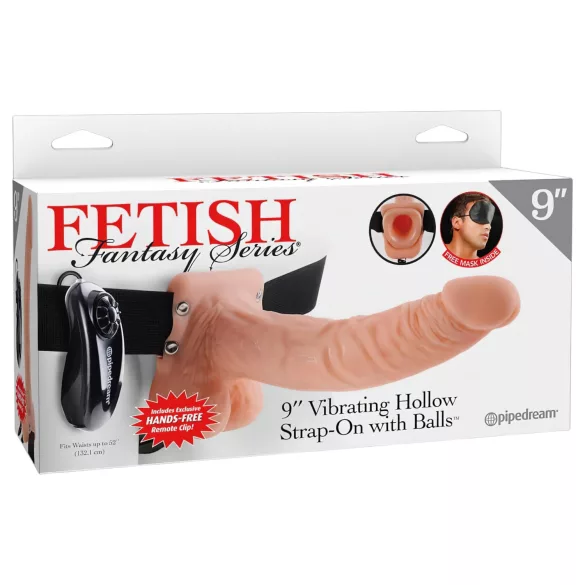 Pipedream - Fetish Strap-on 9 - påsättbar vibrator (naturell)