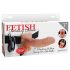 Fetisch Strap-on 7 - bärbar vibrator (naturlig)