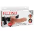 Pipedream - Fetish Strap-on 7 - påspännbar vibrator (naturfärgad)