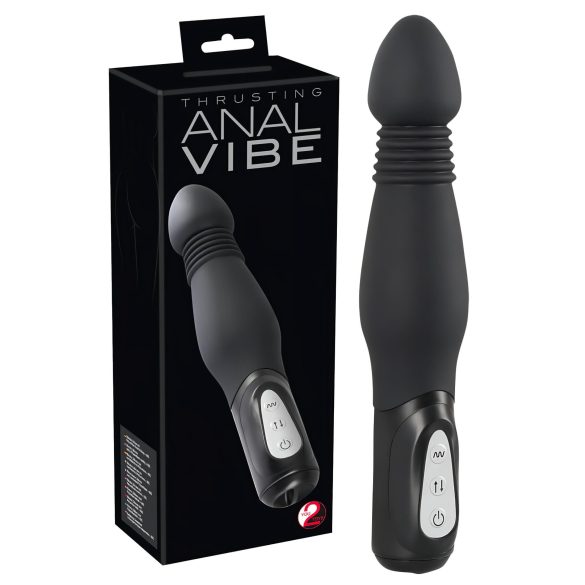 You2Toys - Anal Vibe - thrustande anal vibrator (svart)