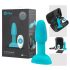 b-Vibe Rimming - roterande pärlanalvibrator (turkos)