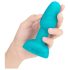 b-Vibe Rimming - roterande pärlanalvibrator (turkos)