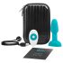 b-Vibe Rimming - roterande pärlanalvibrator (turkos)