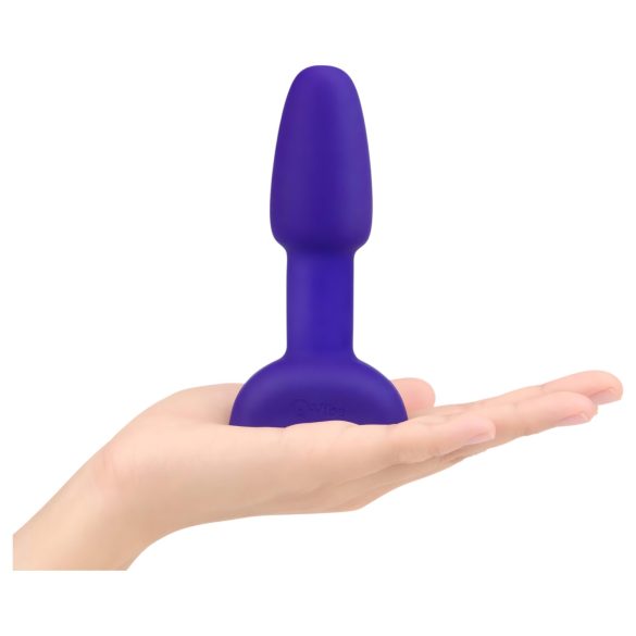 b-Vibe Rimming - roterande pärlanalvibrator (lila)