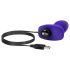 b-Vibe Rimming - roterande pärlanalvibrator (lila)