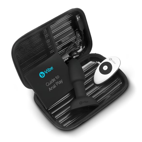 b-Vibe - roterande analvibrator med kulor - svart