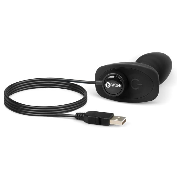 b-Vibe - roterande analvibrator med kulor - svart