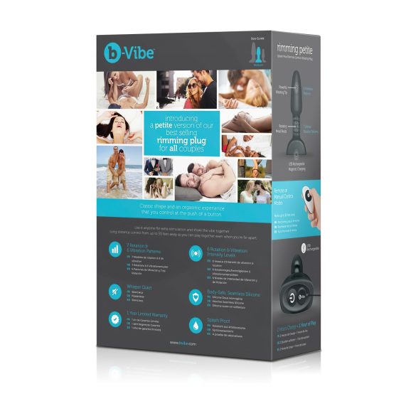 b-Vibe - roterande analvibrator med kulor - svart