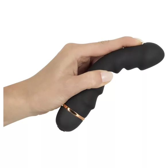 You2Toys - vibrator med räfflor - böjbar - svart