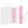 Pillow Talk Flirty - stavvibrator med uppladdningsbart batteri - rosa