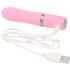 Pillow Talk Flirty – uppladdningsbar stavvibrator (rosa)