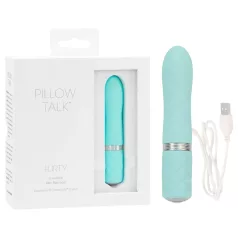 Pillow Talk Flirty - vibratorstav uppladdningsbar turkos